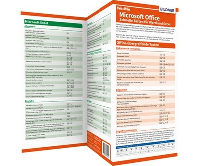 Microsoft-Office - Schnelle Tasten für Word und Excel für die Versionen Micro...