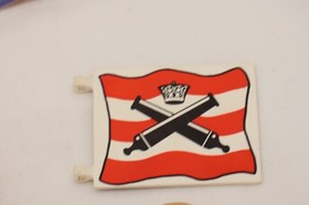 Lego 3 sails + 1 flag + Instruction Book for Imperial Flagship Set #6271, L987