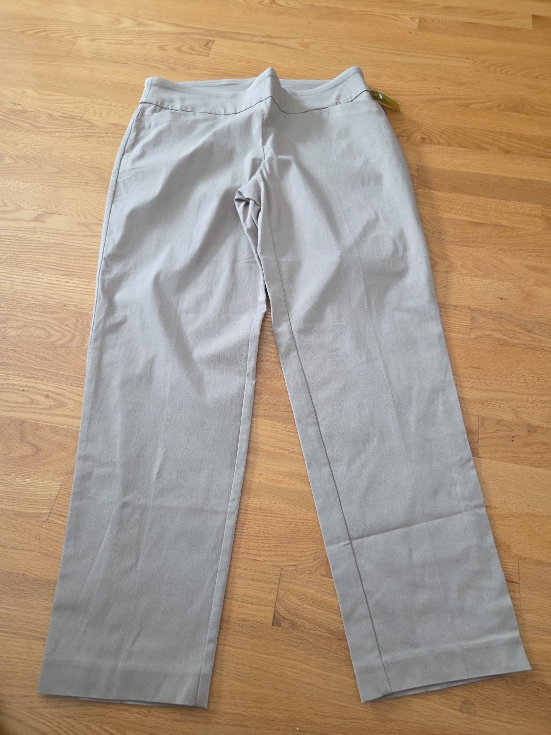 Pants High Rise Straight Leg