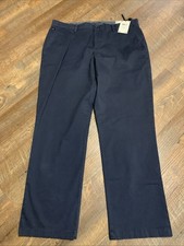 NEW English Laundry Arrogant Pants 36x30 Straight Stretch Flex Waist Navy