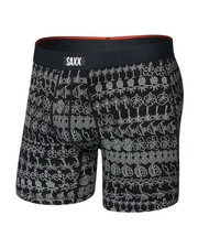 Saxx Vibe Xtra Boxer Brief Fly Men's Underwear, Island Lineup/Black, X-Large