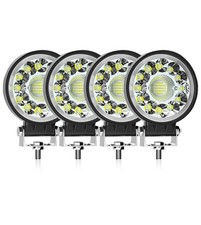 LED Spot Work Lights, 4 Inch LED Light Pods 99W Round Off Road Driving Light ...