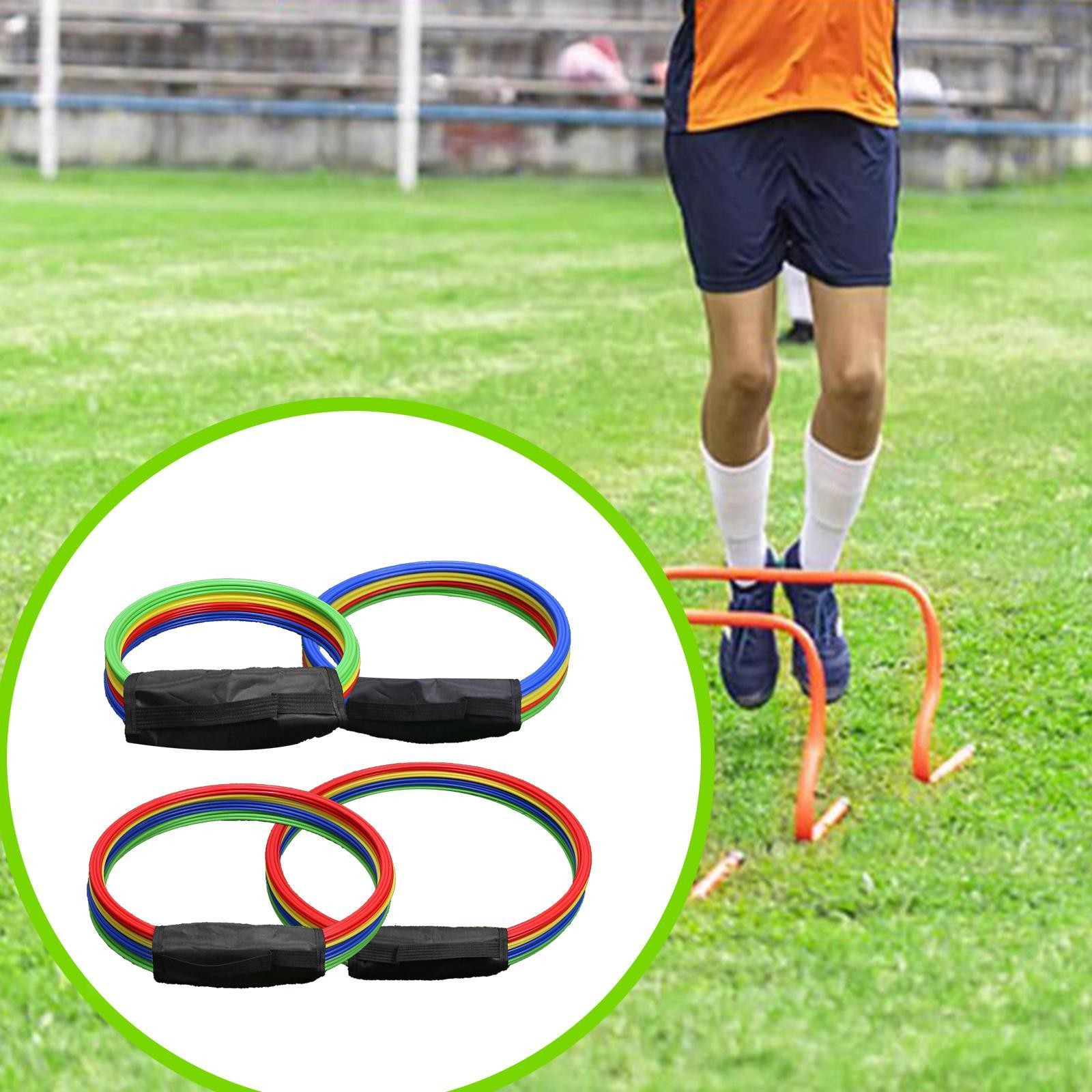 12x Agility Ringe Vielseitig Springen Reifen für Toss Spiele Gymnastik Übung