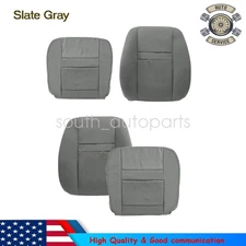 Driver Passenger Bottom Top Cloth Cover Slate Gray For 2006-09 Dodge Ram 2500