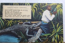 Louisiana LA Darky Prayer Postcard Old Vintage Card View Standard Souvenir Post