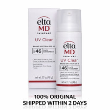 Elta MD UV Clear Broad Spectrum SPF 46 1.7oz/48g NEW IN BOX Exp - 03 /2028