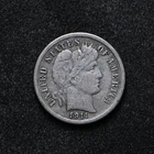 1911-S Barber Silver Dime  (bb19179)