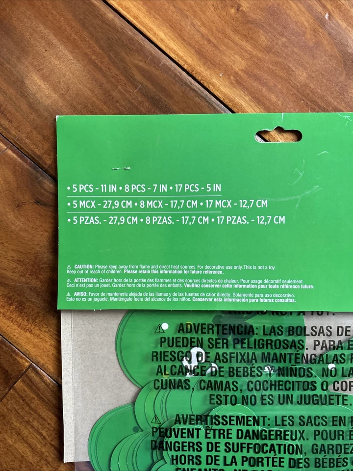 Бумажные вырезки St. Patrick's Day 30 в упаковке 5 дюймов 7 дюймов 9 дюймов 12 дюймов счастливый трилистник - Изображение 4 из 4