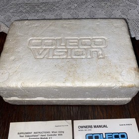 Vtg ColecoVision Console & Expansion Module #1 Untested Gaming Systems Box &&hellip;