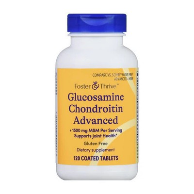 Glucosamine Chondroitin Advanced Plus 120 Tabs 1500 Mg