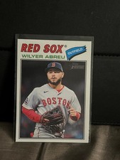 4268 2026 Topps Heritage Wilyer Abreu Boston Red Sox