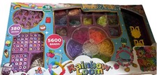 Rainbow Loom 6155 Pcs Fab Fun Rubber Band Bracelet Kit New