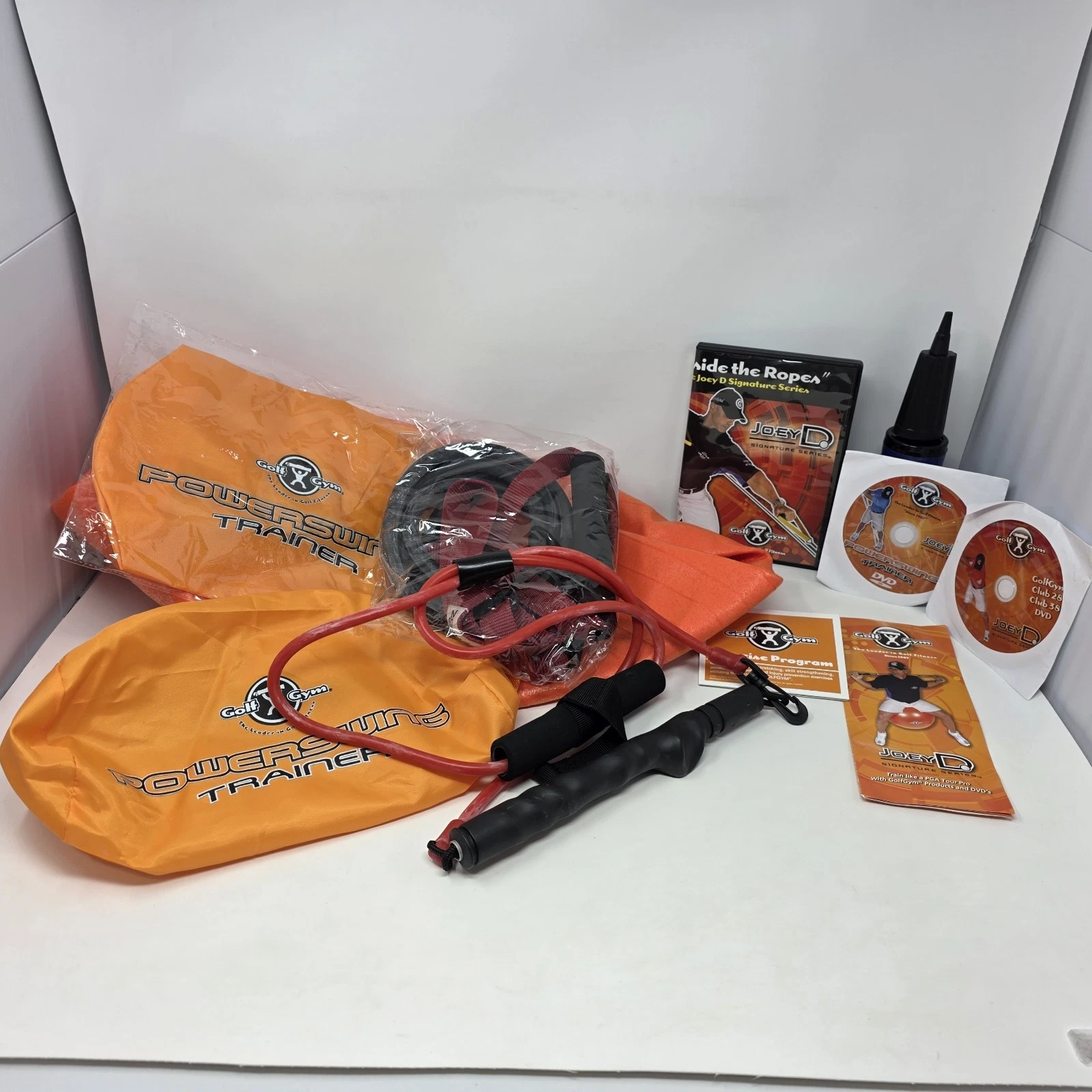Joey D Golf Training Pull Swing Bilateral Resistance Band Exercise Startup Kit