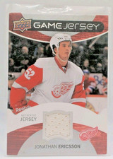 2012-13 Upper Deck series one Jonathan Ericsson game jersey GJ-JE