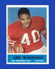 1964 Philadelphia Set-Break #166 Abe Woodson NR-MINT *GMCARDS*