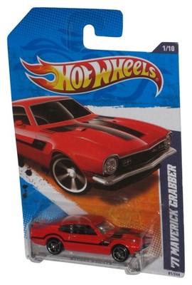 Hot Wheels Street Beasts '11 (2010) Red '71 Maverick Grabber Toy Car 81/244