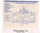 Headquarters Command Center ORIGINAL Instructions Blueprints G.I. Joe Hasbro