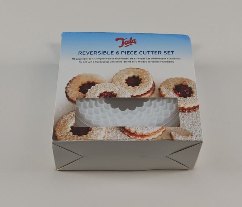 Tala Reversible Pastry and Cookie Cutters, Perfect for Pastry, Cookie Dough, Bis