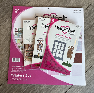 Heartfelt Creations Winter's Eve Collection ~ Stamps, Die, Paper