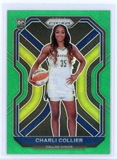 2021 Panini Prizm WNBA 89 Charli Collier RC Green Prizm Dallas Wings