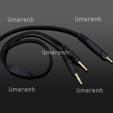 New BLACK Audio Cable For Sennheiser Drop + EPOS PC38X  PC37X Gaming Headset