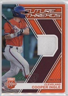 2023 Panini Elite Extra Edition Future Threads Orange 190/199 Cooper Ingle 2a9