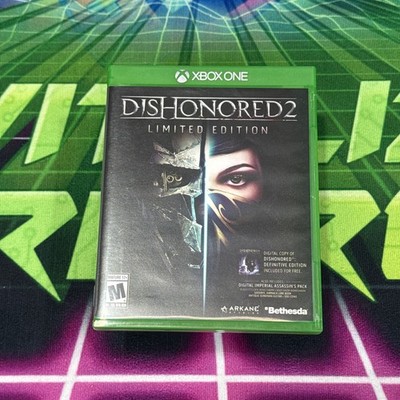 Dishonored 2 Limited Edition Xbox One Game Bethesda Action Stealth Disc Case