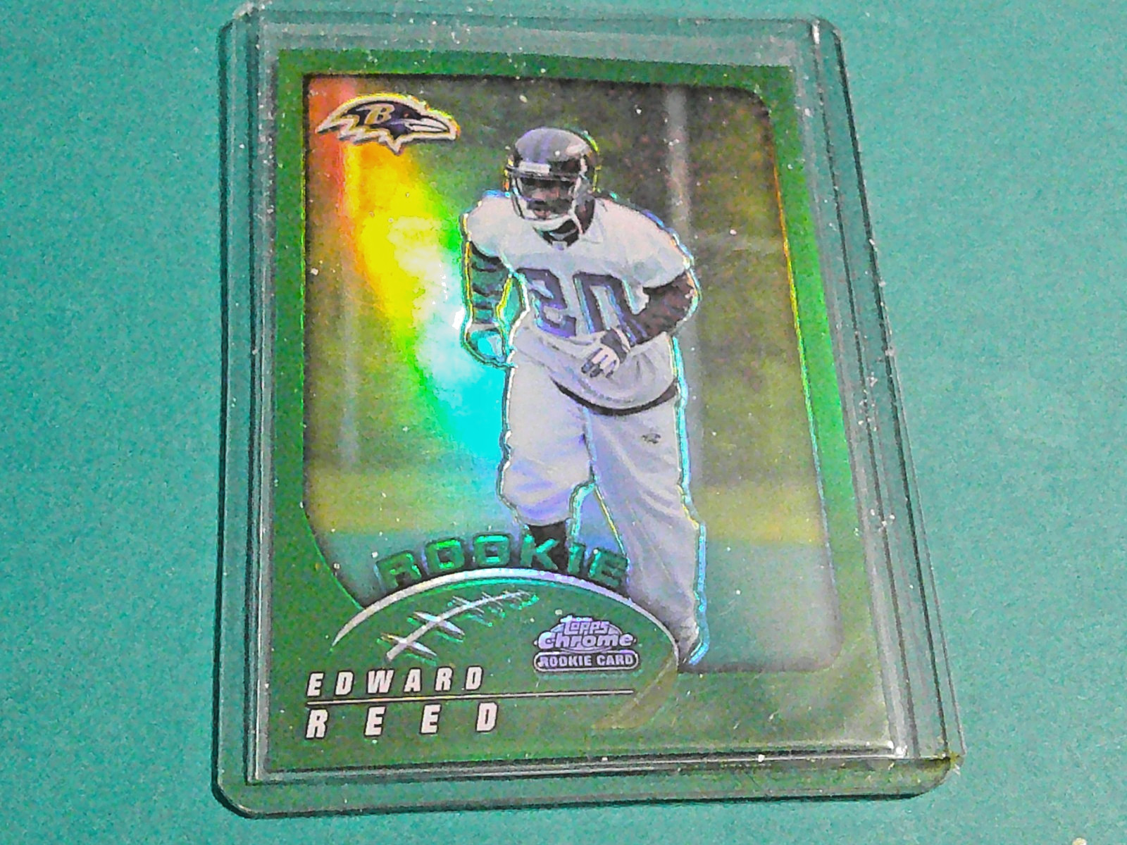 EDWARD REED RC 2002 Topps Chrome *ROOKIE* card #208 NrMt (Ravens