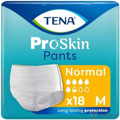 1x TENA ProSkin Pants Normal Incontinence Pants - Medium - Pack of 18 - 1300ml