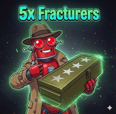 5x Fracturers MOD FALLOUT 76 PS4 PS5 legendary mods