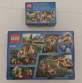 LEGO City 60158 Jungle Cargo Helicopter and 60156 Jungle Buggy New Sealed