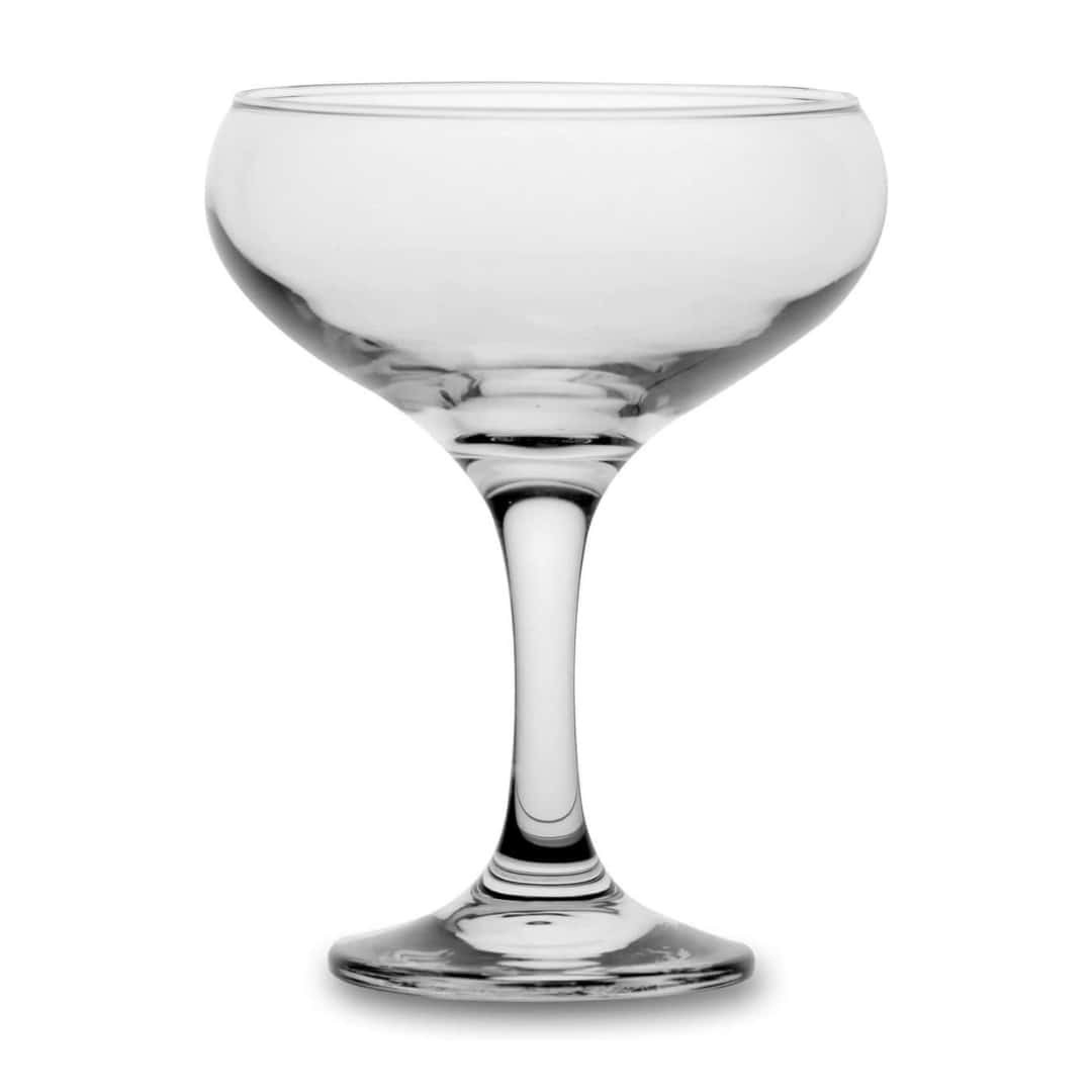 Set Of 6 Glasses Champagne Coupe Bistro 27 Cl In Glass - Pasabache - Restaurant