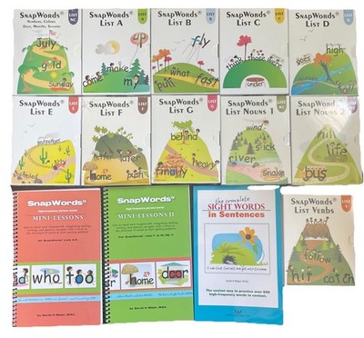 Snap words 607 Kit.  A couple opened, but never used.  NEW