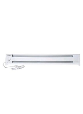 Cadet Portable 49'' Electric Baseboard Heater, 4P1500W 120V, 1500W, White, NEW