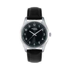 OROLOGIO BREIL TRIBE UOMO CON CASSA ACCIAIO, QUADRANTE NERO E CINTURINO PELLE NE