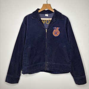80s〜 FFAジャケット ブラック アイオワ ヴィンテージ New Vintage FFA Jacket Black Corduroy L 90s Deadstock Made in USA