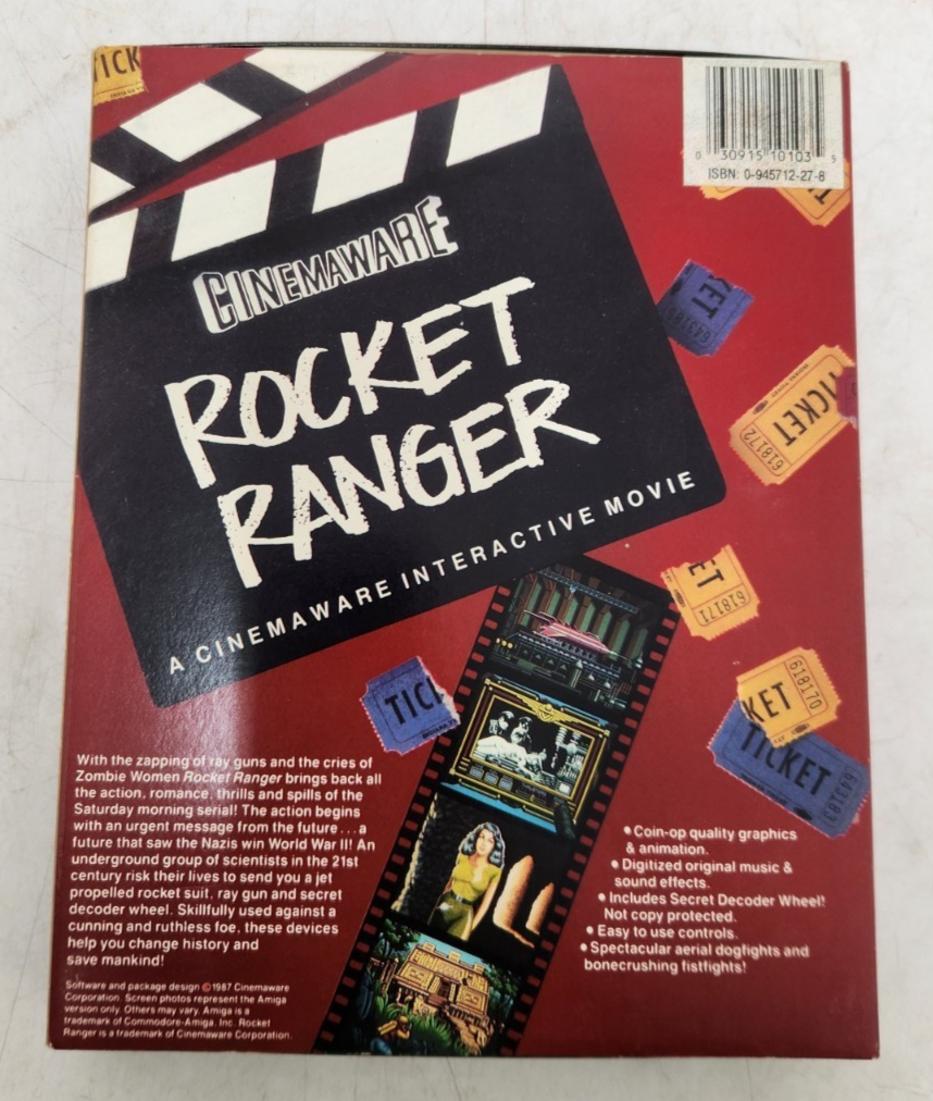 Rocket Ranger – Version Française – Big Box – Atari ST – Ubisoft / Cinemaware