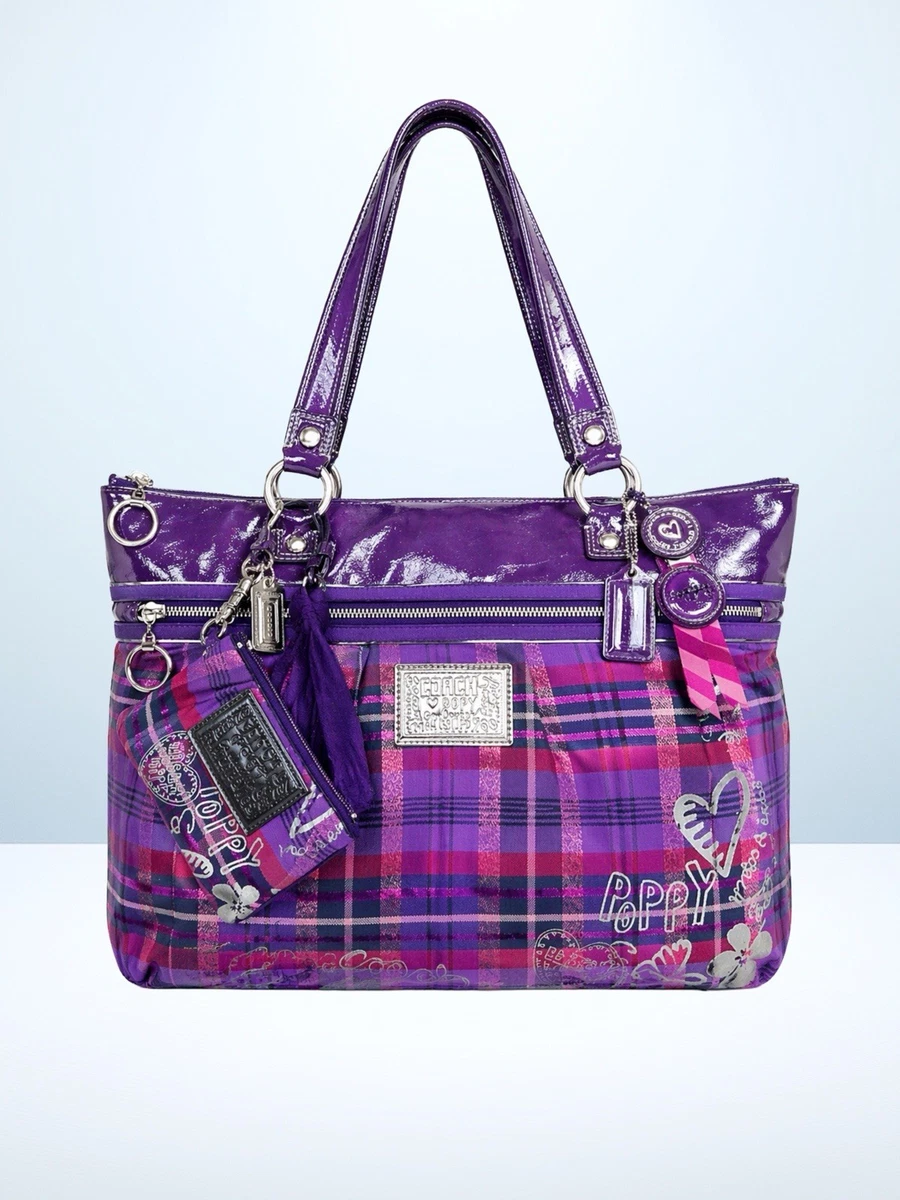 バッグ Coach Tote Bag 2way Poppy Archive Purple Coach Poppy Purple Bags & Handbags for Women for sale | eBay