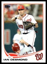Ian Desmond 2013 Topps #120 Nationals MLB READ FREE SHIPPING AutographDen