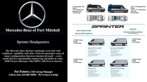 2024 Mercedes-Benz Sprinter 3500 Cab Chassis 170 WB - Picture 4 of 27