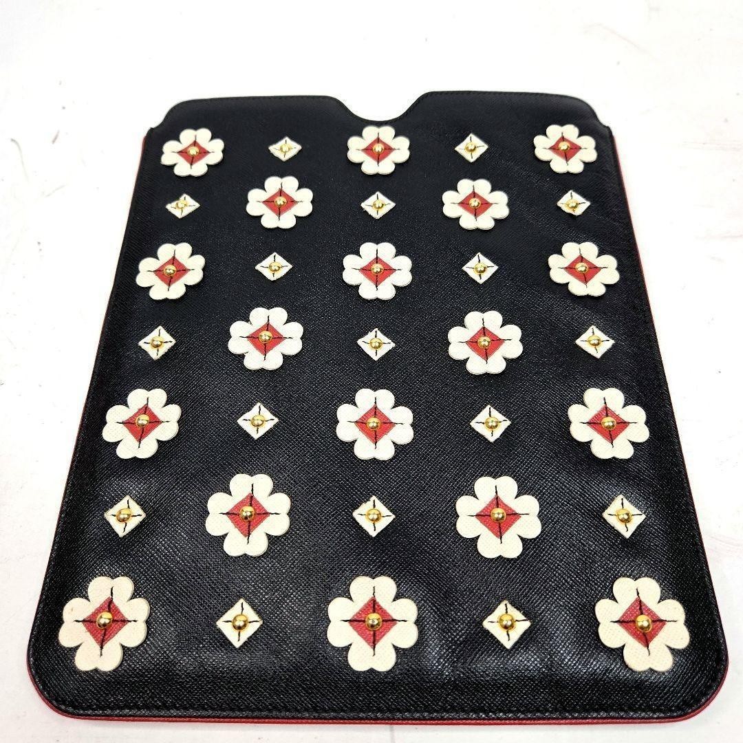 Extremely beautiful PRADA tablet case studs flora… - image 2