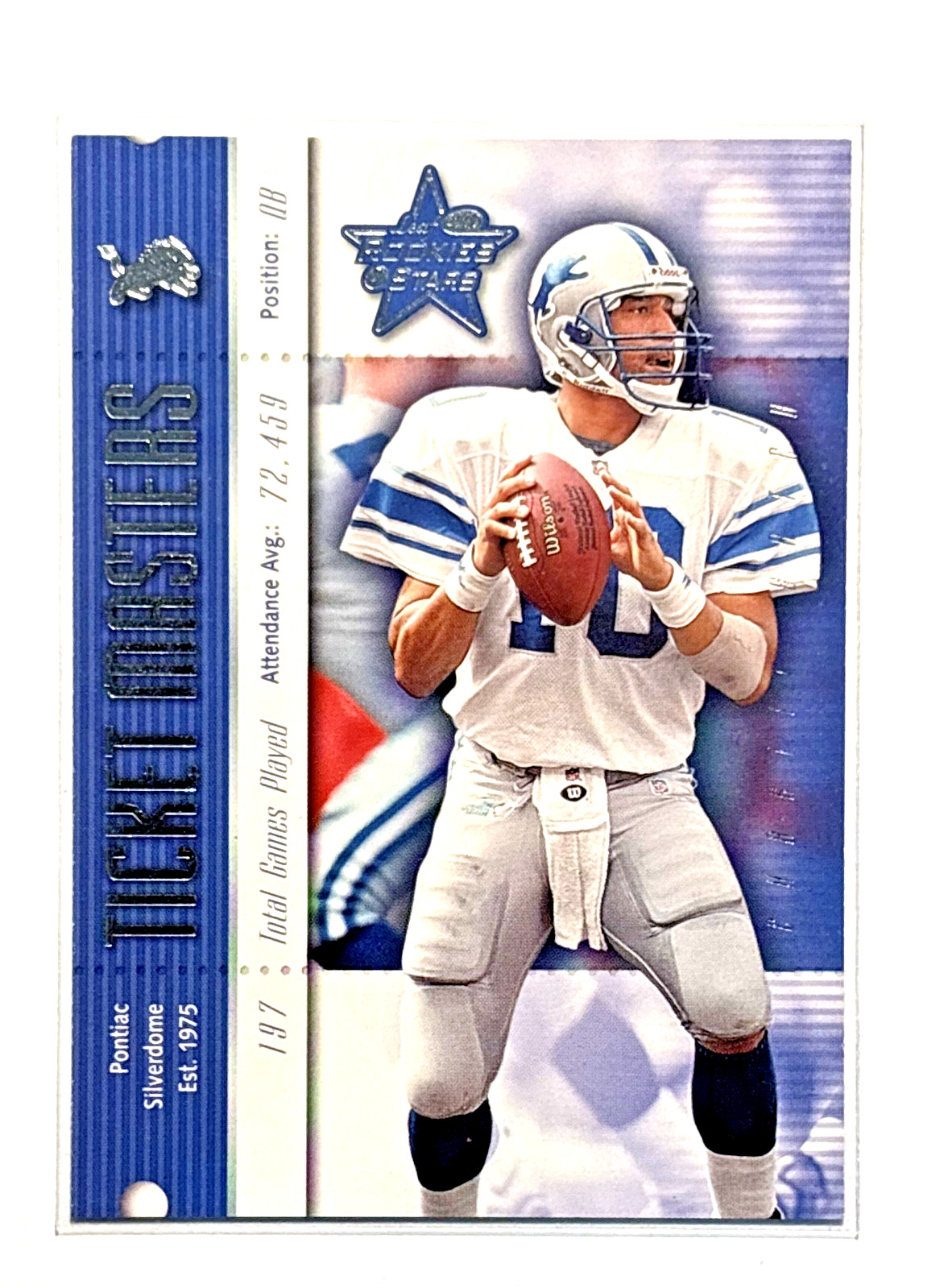 2000 Leaf Rookies & Stars - Ticket Masters Charlie Batch, James Stewart #TM11...