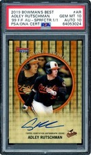 2019 Bowman's Best Adley Rutschman Franchise Favs SUPERFRACTOR Auto 1/1 PSA 10