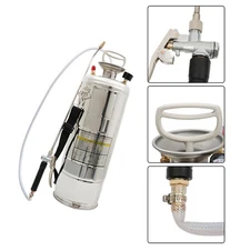 Stainless Steel Sprayer Pump Sprayer W/ Adjustable Nozzle Hose 1/1.5/2/3/3.5Gal