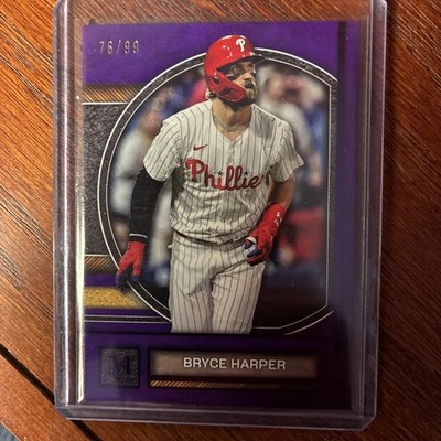2025 Topps Museum Collection #28 Bryce Harper Amethyst #/99