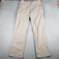 5.11 Tactical Pants Mens 34x34 Brown Ripstop Cargo Work Wear Stryke 74369