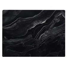 Black Marble Kitchen Glass Cutting Board Decorative Gift Marbled Granite Ston...