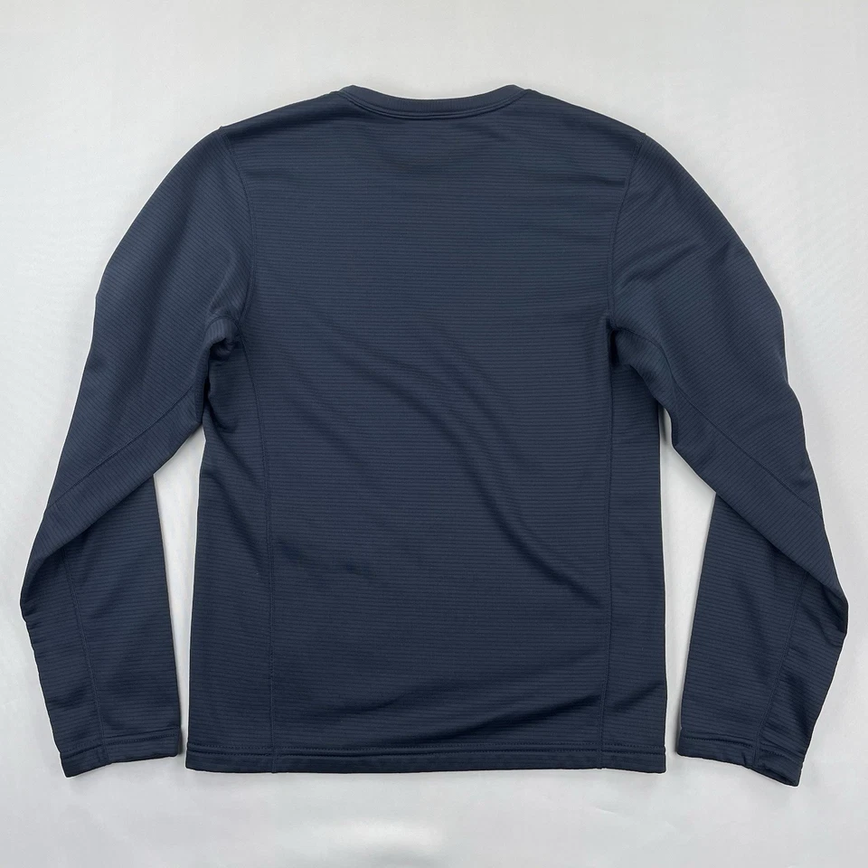 Camisa REI Manga Larga Para Hombre’s S Azul Marino Acanalada Térmica Gruesa Cuello Redondo Excelente Foto 3 de 4
