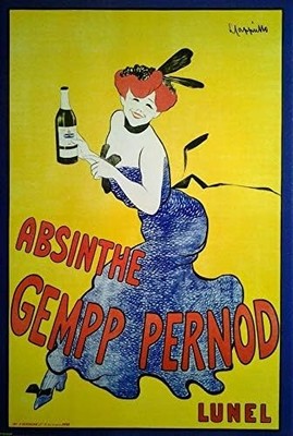 Absinthe Gempp Pernod | UK Import Poster [61 x 91,5 cm]