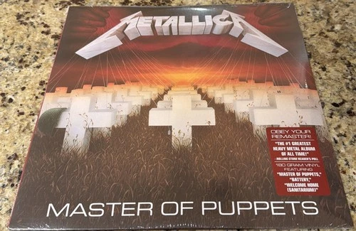 Master of Puppets by Metallica Battery Brick Walmart Exclusive Vinyl NEW SEALED